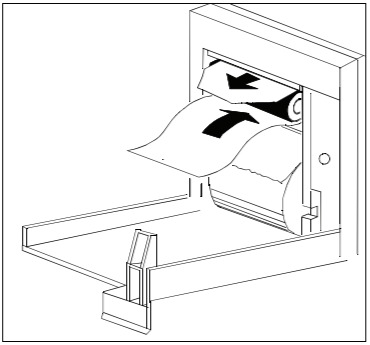 Printhead paper roller