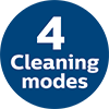 4 Cleaning modes