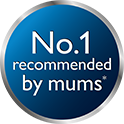 Number one brand recommended by Mums