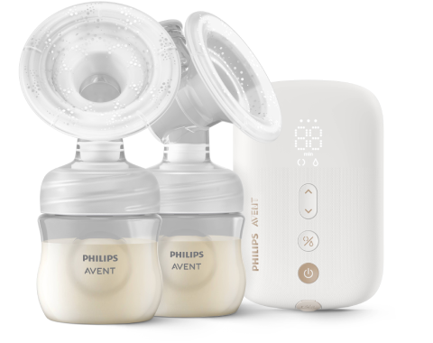 Comfort Double electric breast pump and nipples Philips Avent