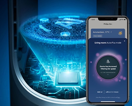 Philips Air+ app, Phone screen with AI functionality