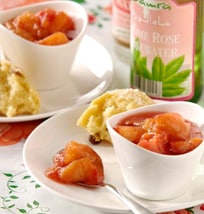 Plum Compote With Rosewater