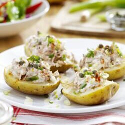 Roast Potatoes with Tuna