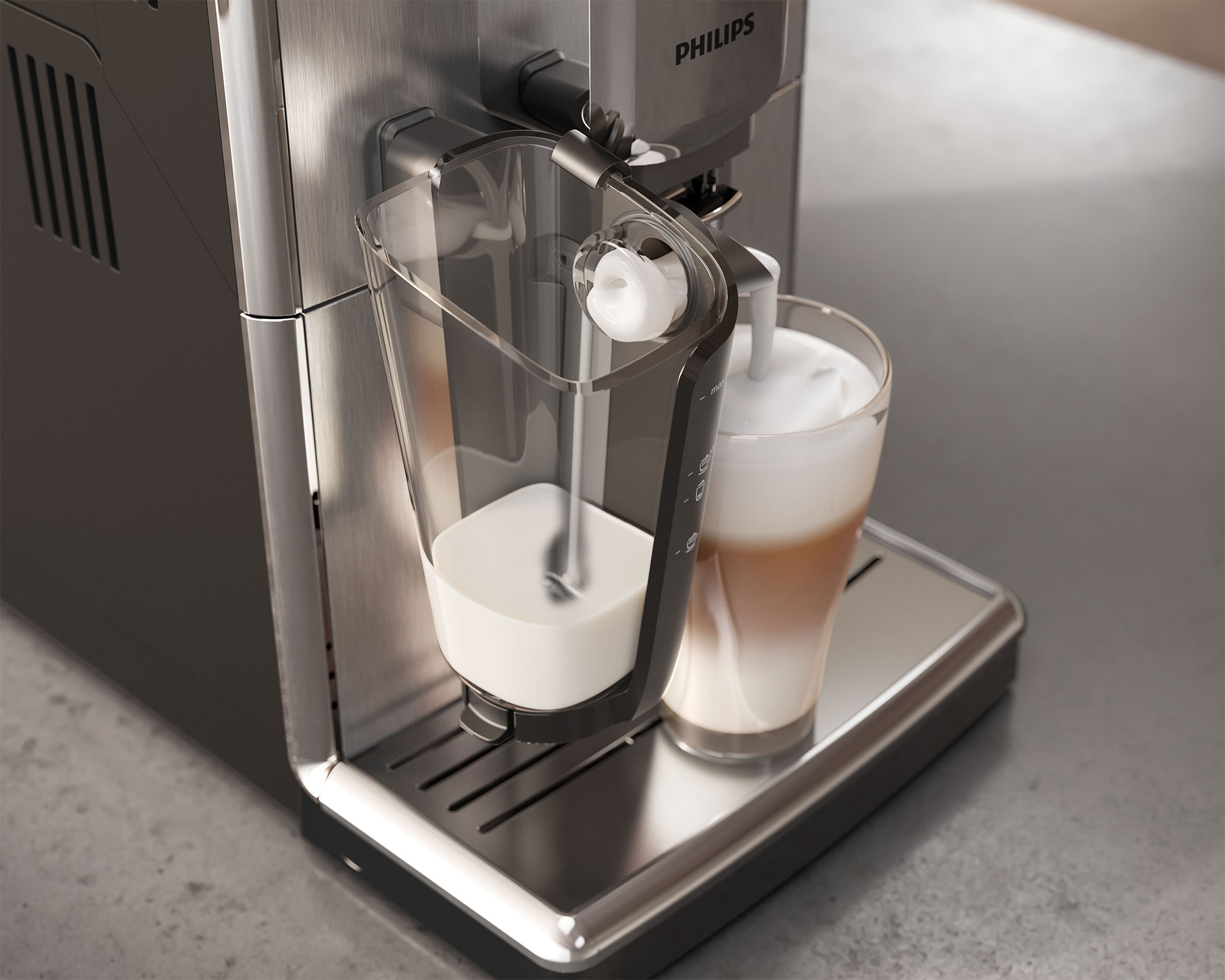 LatteGo milk system