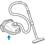 Performer vacuum cleaner with bag