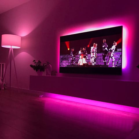 Ambilight pink mode