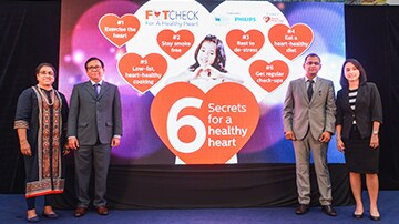 Download image (.jpg) Launch of ?Six Secrets for a Healthy Heart? campaign (opens in a new window)